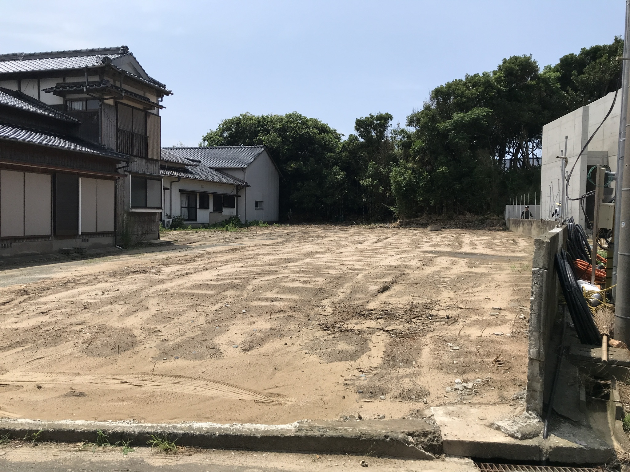 田園風景と海はすぐそこ