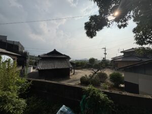 古墳と田んぼと海と