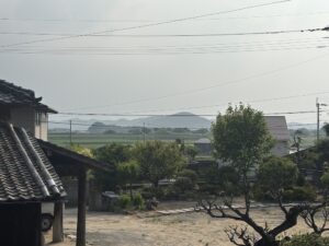 古墳と田んぼと海と